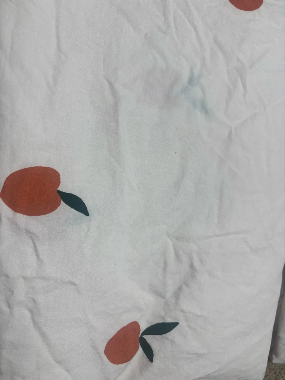 Urban outfitters uo home peaches sheet set queen novelty